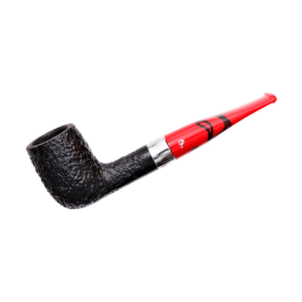 Peterson Dracula Sandblasted X105 9mm. Filtreli Akrilik Saplı Pipo 206004
