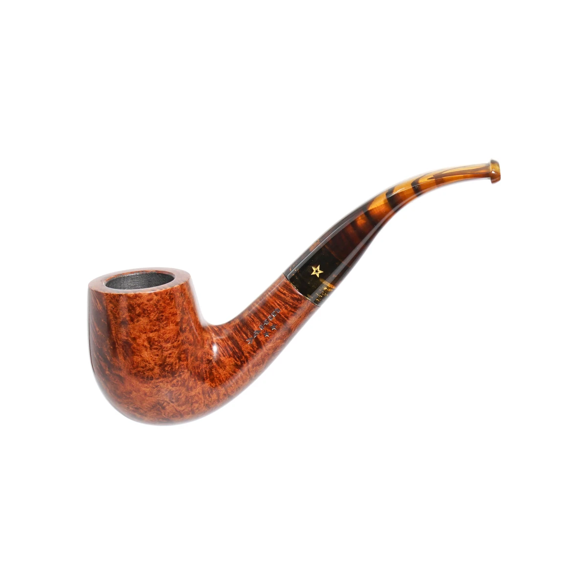 Şahin Sarı Yıldız X-160 9mm. Filtreli Akrilik Saplı Pipo 237194