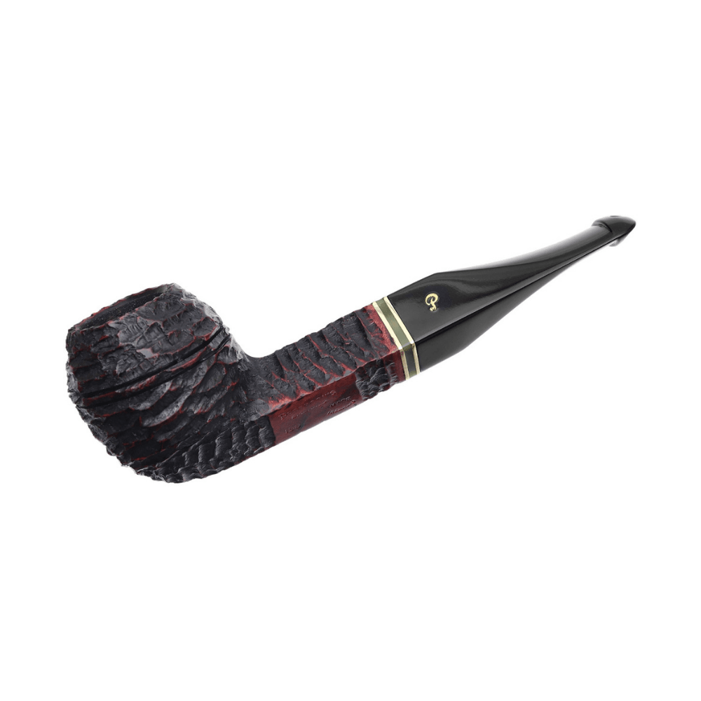 Peterson Emerald Rusticated 150 9mm. Filtreli Vulcanite Saplı Pipo 206034