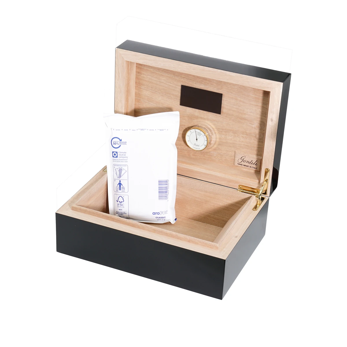 Gentili Emilio Siyah Lake Humidor 373032