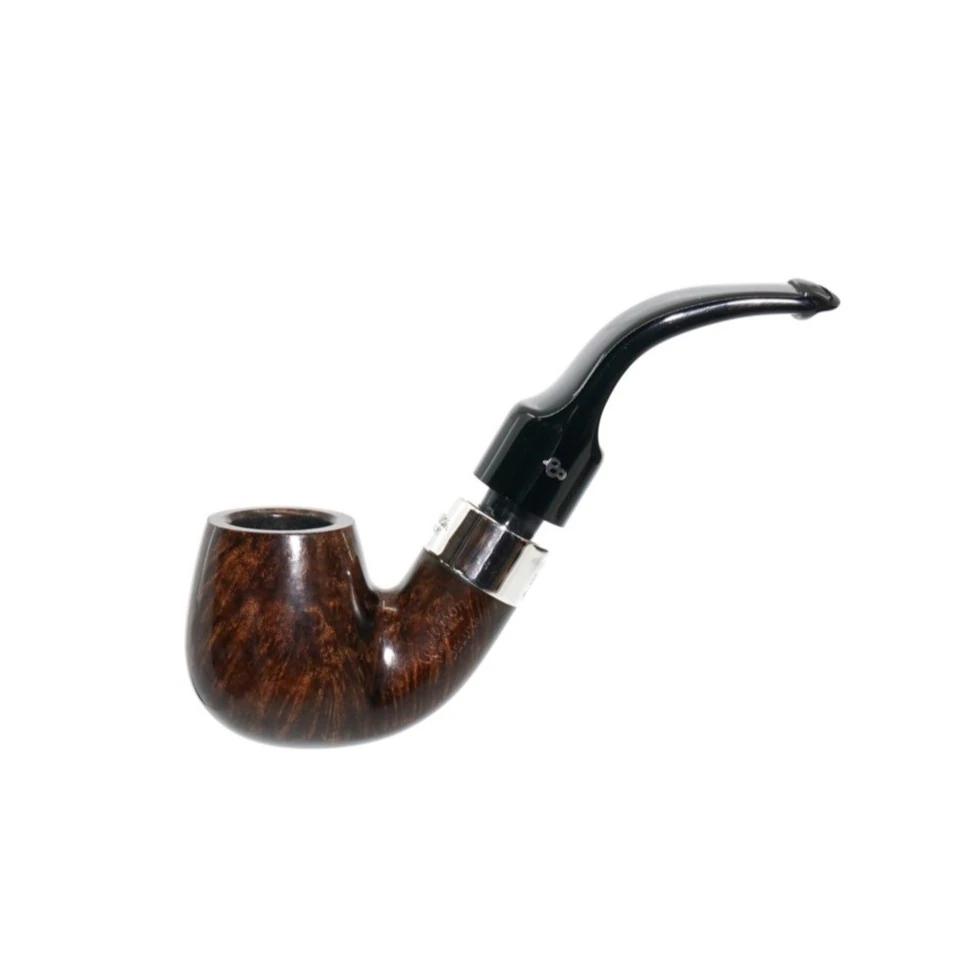 Peterson Deluxe System Dark Smooth 20s 9mm. Filtreli Akrilik Saplı Pipo 206405