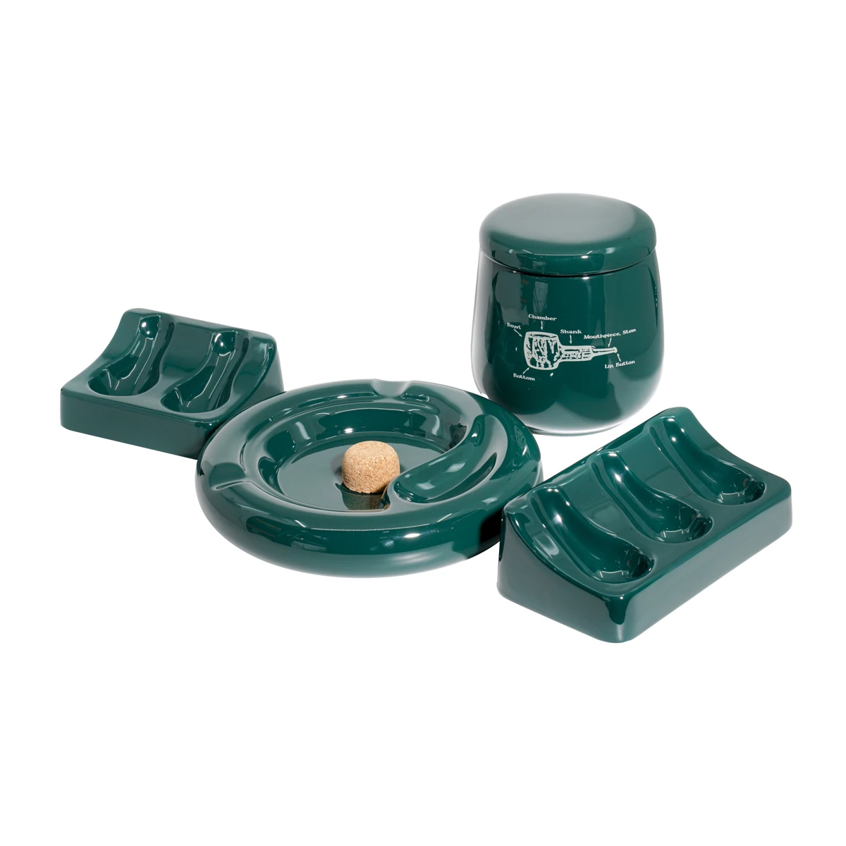 Talamona Yeşil Seramik Pipo Standı 572003