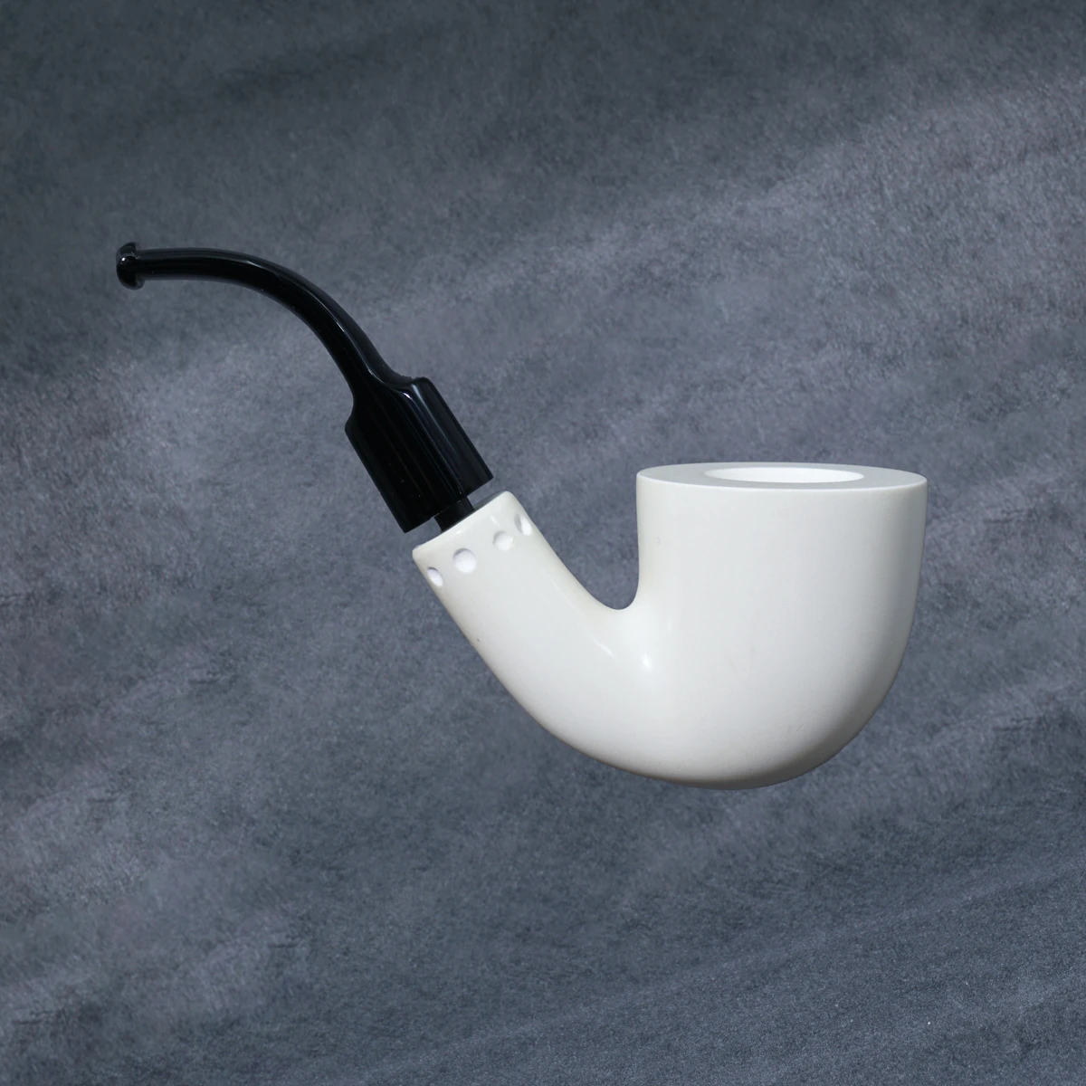 Yunar Lacrima Filtresiz Akrilik Saplı Lületaşı Pipo 10056M