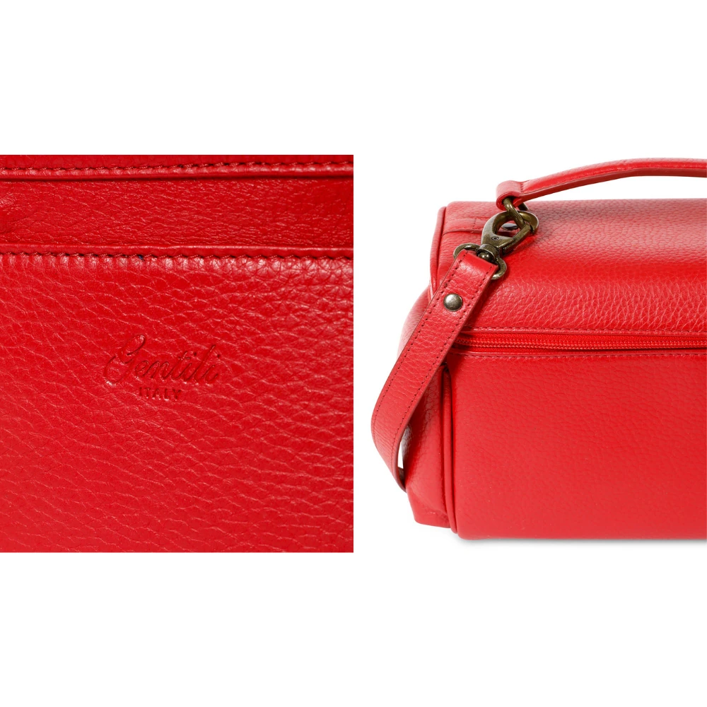 Gentili Emilio Kırmızı Deri İspanyol Sediri Humidor 373029