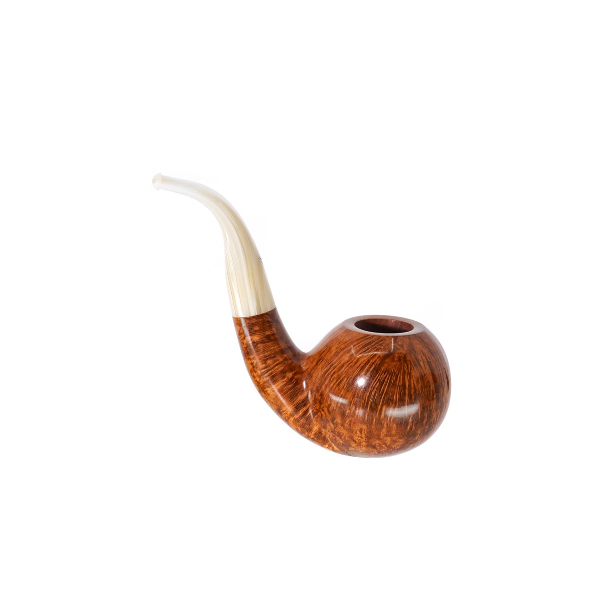 Luigi Viprati 1 Clover 9mm. Acrylic Handle Pipe with Filter 203376