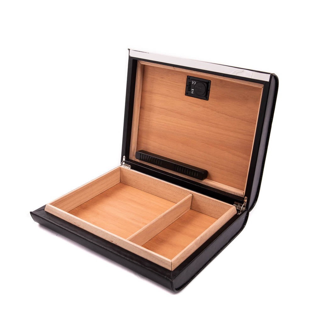 Hauser Black Leather Covering
  Humidor 561551