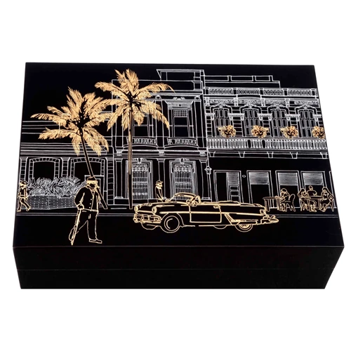 Gentili Emilio Siyah Lake Humidor 373031