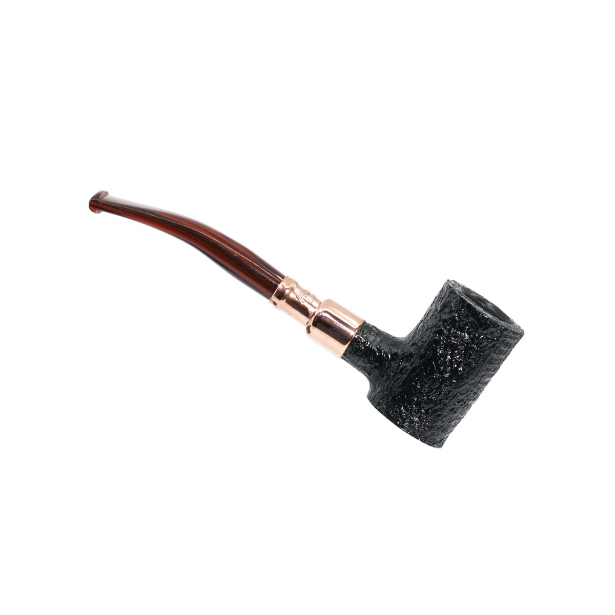 Peterson Christmas 2024 Copper Spigot Sandblasted 701 Filtresiz Akrilik Saplı Pipo 205956