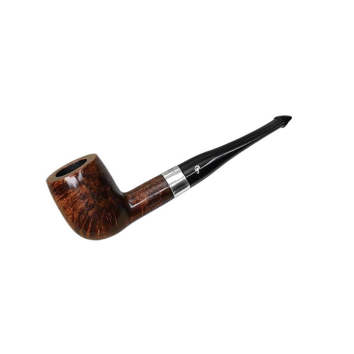 Peterson Kildare Silver
  Mounted 6 9mm. Pipe with Filter Vulcanite Handle 205837