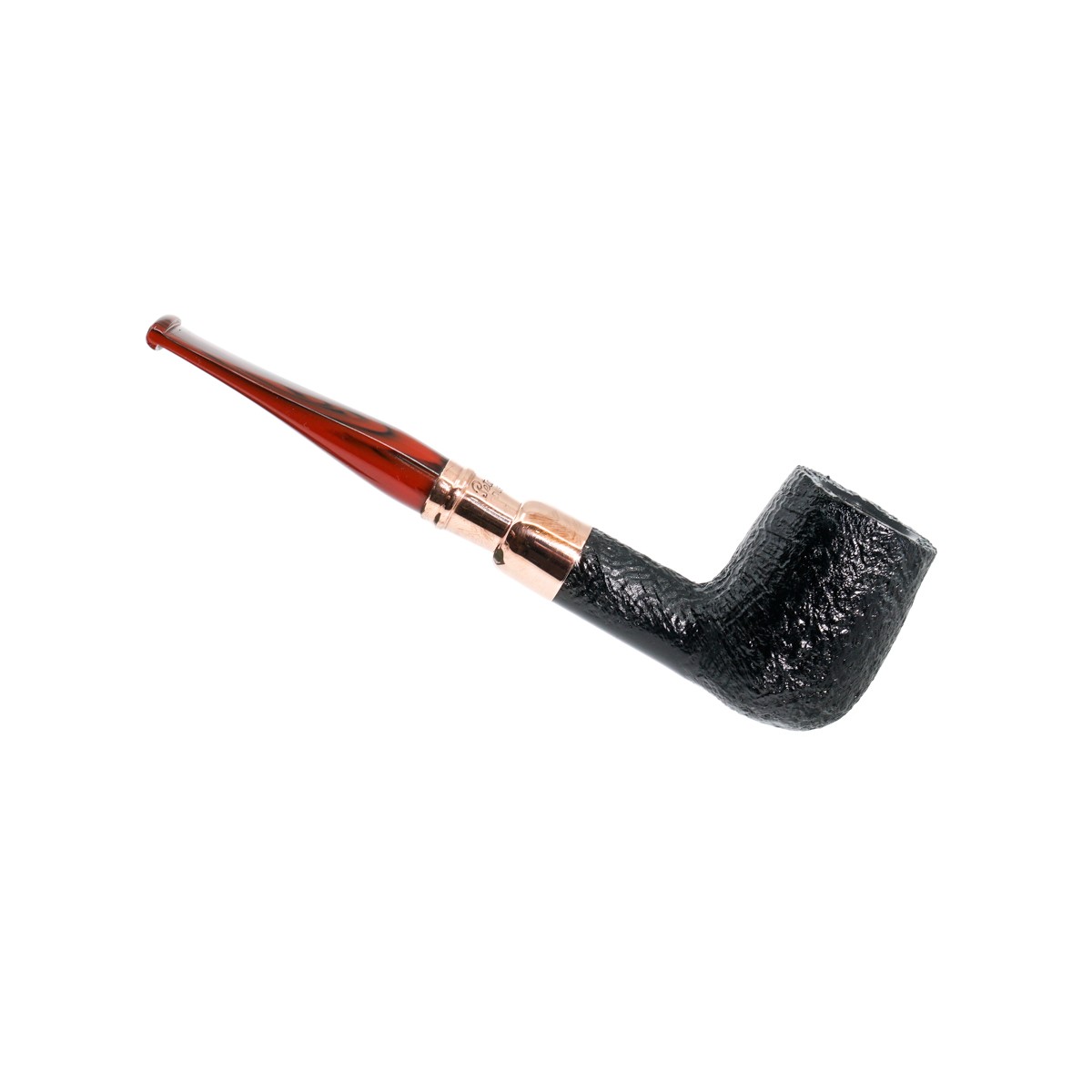 Peterson Christmas 2024 Copper Spigot Sandblasted X105 9mm. Filtreli Akrilik Saplı Pipo 205957