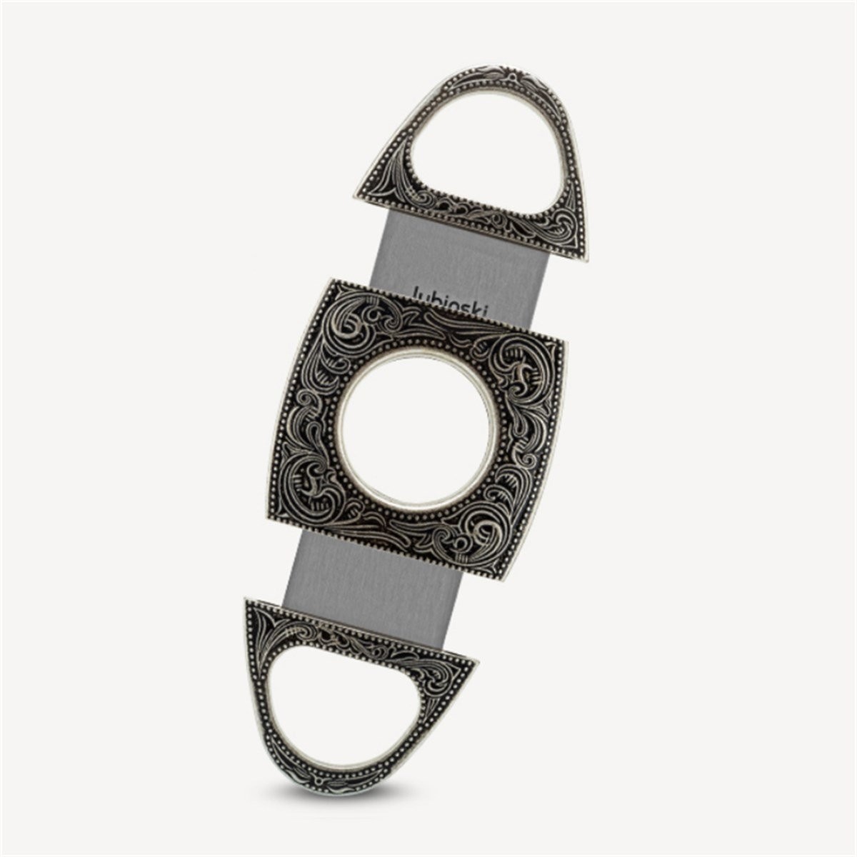 Lubinski Guillotine 60 Ring Stahl Zigarrenschere Silber 9517AT