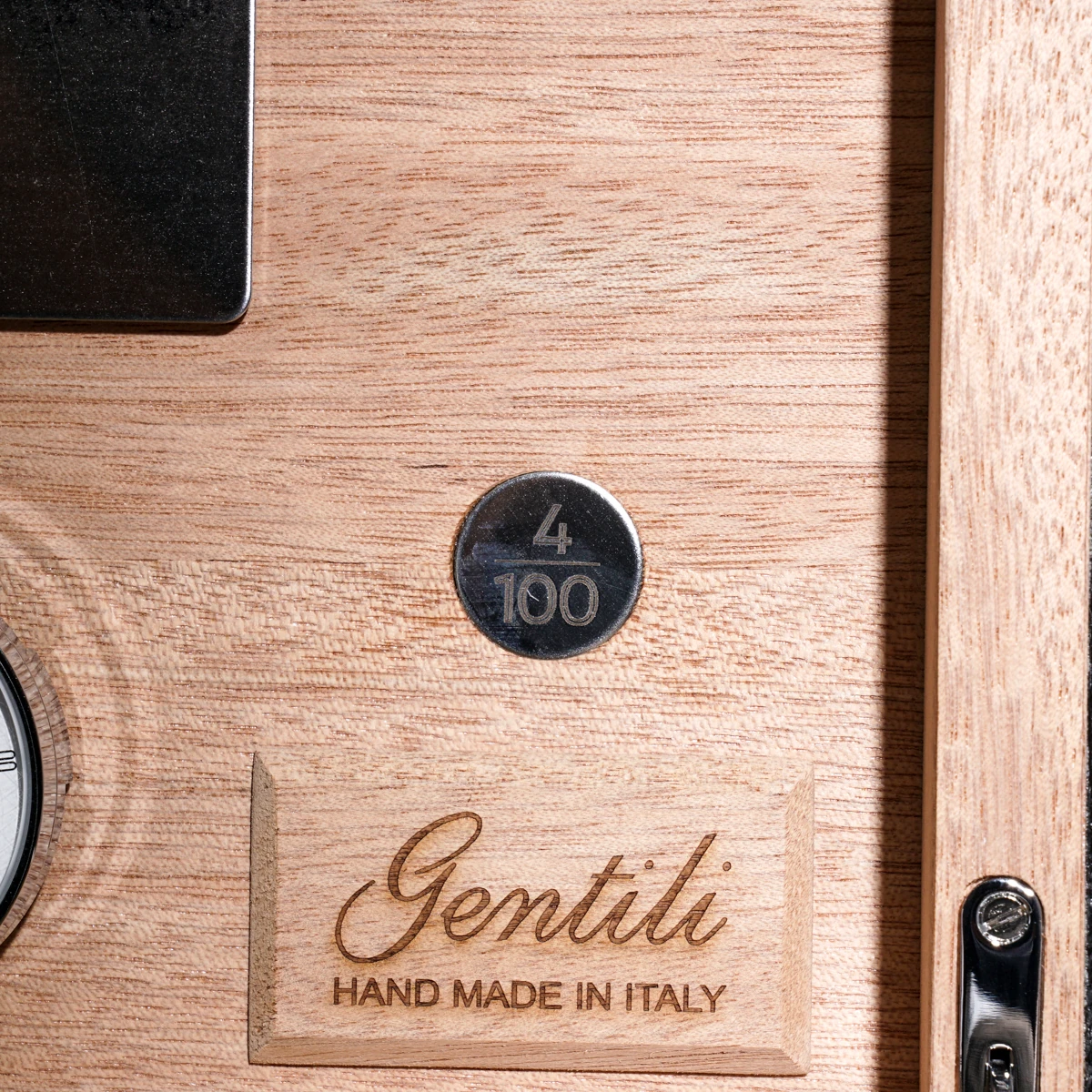 Gentili Emilio Siyah Karbon, Timsah Derisi Humidor 373053