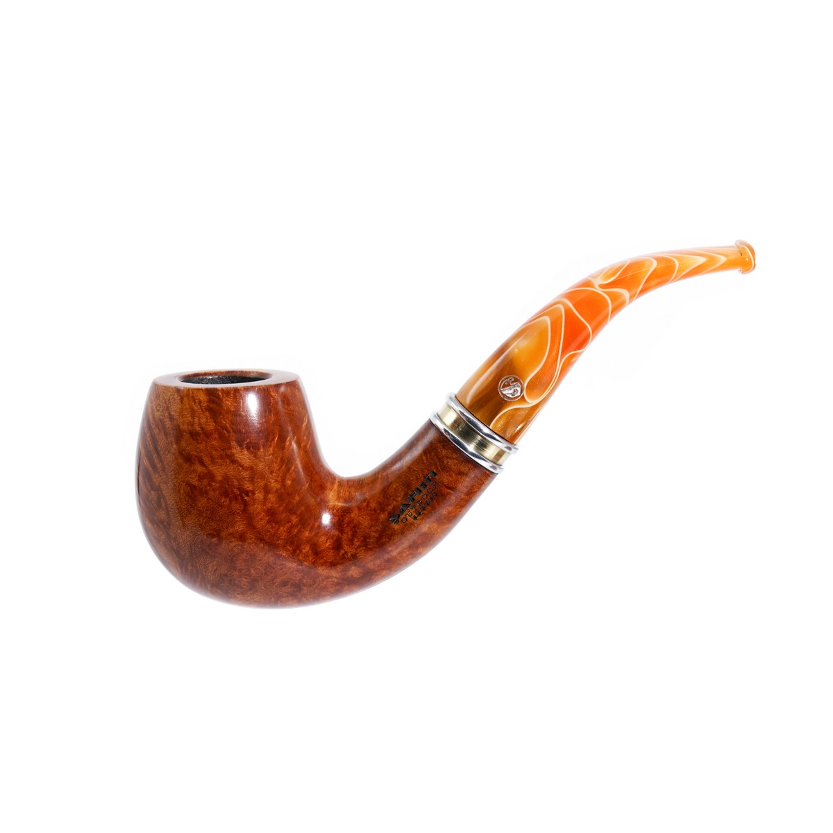 Şahin Outdoor 6 Yıldız 9mm. Filtreli Akrilik Saplı Pipo 262359