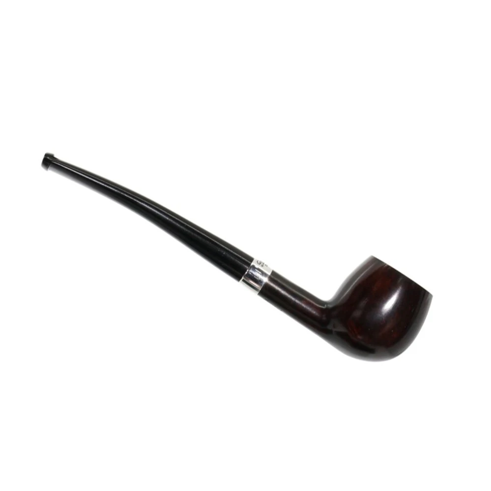 Peterson Junior Heritage Silver Mounted Canted Apple Filtresiz Vulcanite Saplı Pipo 206251