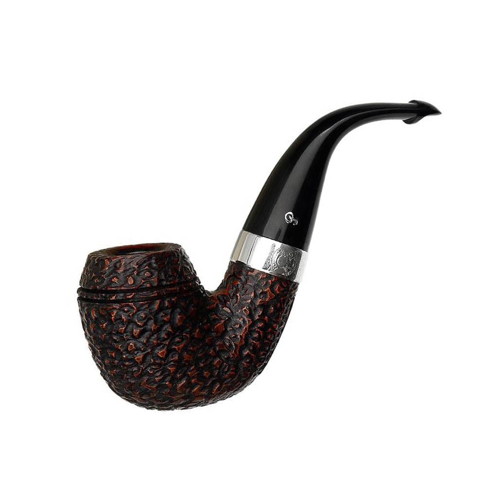 Peterson Sherlock Holmes
  Rusticated Baskerville 9mm. Filtreli Vulcanite Saplı Pipo 205562