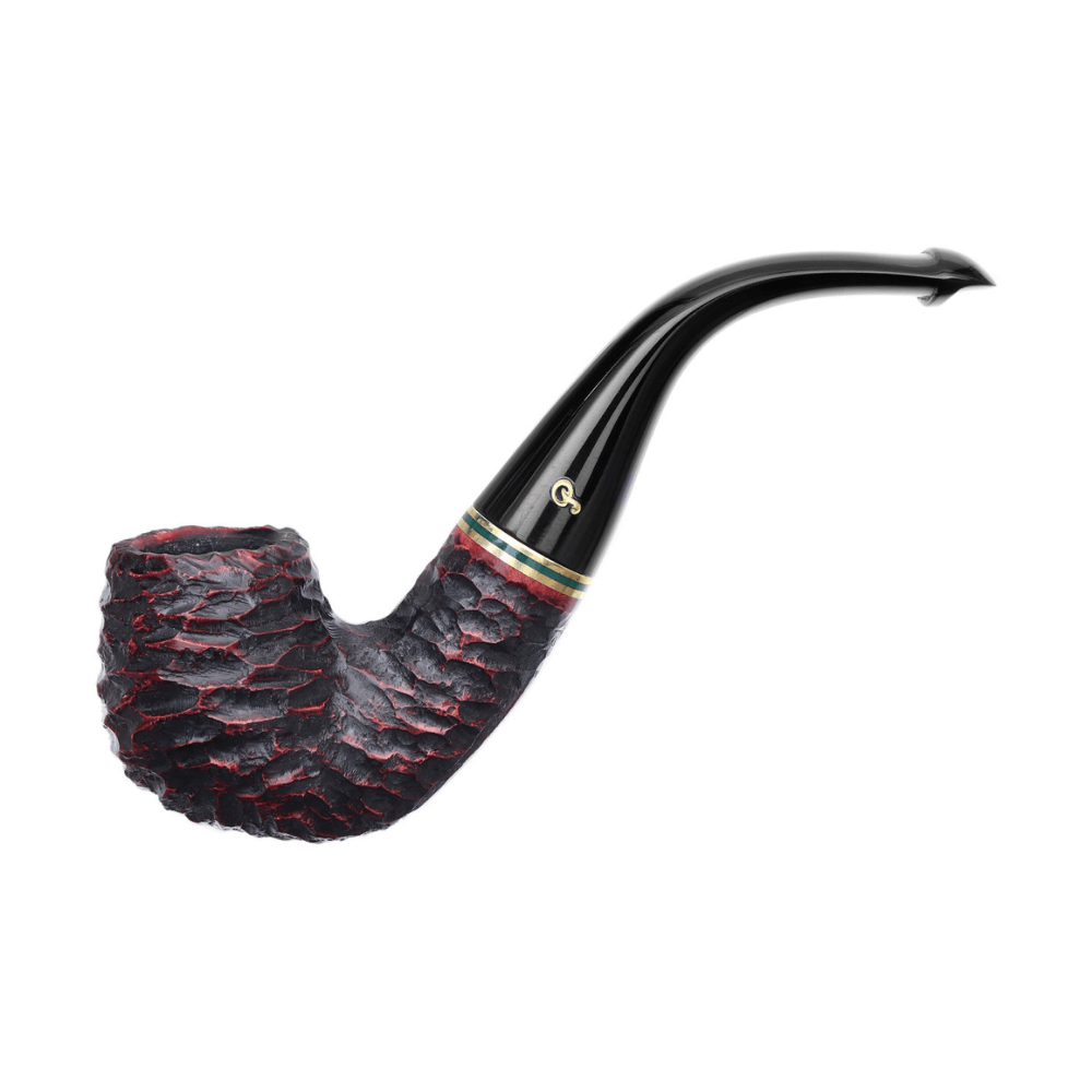 Peterson Emerald Rusticated 230 9mm. Filtreli Vulcanite Saplı Pipo 206032