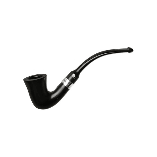 Peterson Speciality Ebony Silver Mounted Calabash Filtresiz Vulcanite Saplı Pipo