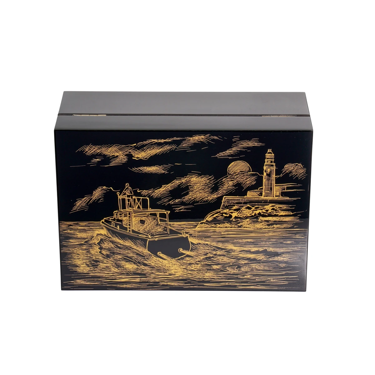 Gentili Emilio Siyah Lake Humidor 373032