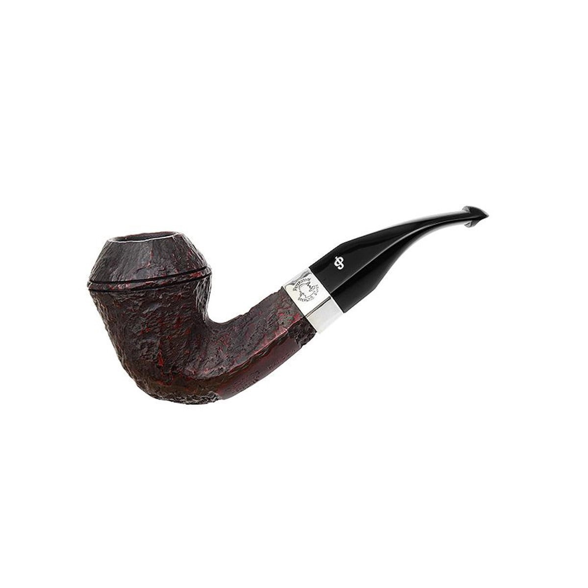 Peterson Sherlock Holmes
  Rusticated Hansom 9mm. Filtreli Vulcanite Saplı Pipo 205689