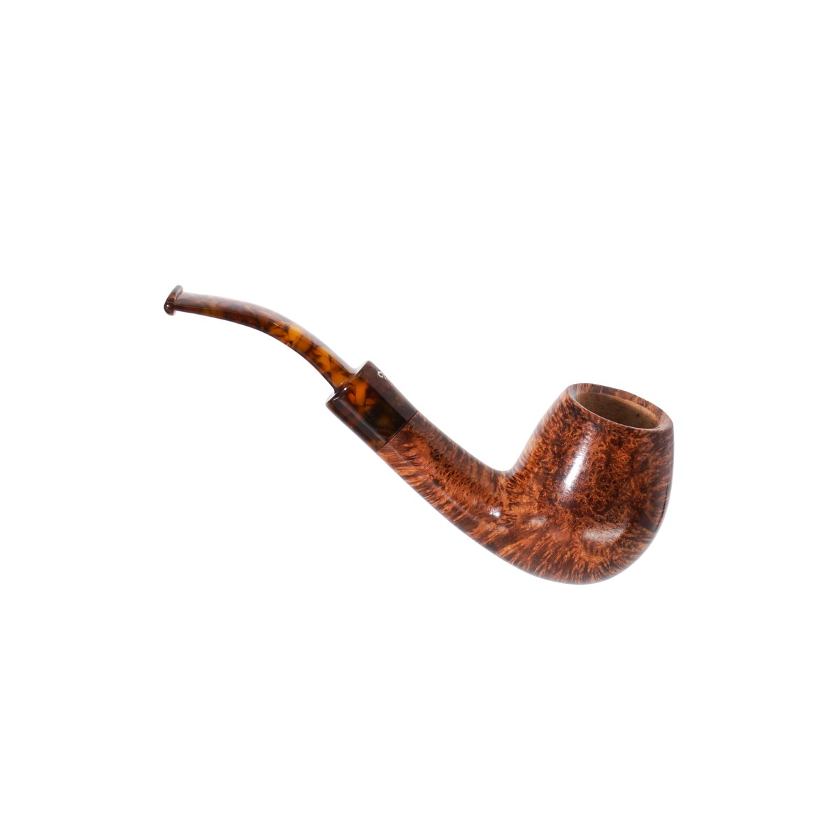 Luigi Viprati 1 Clover 9mm. Acrylic Handle Pipe with Filter 203387