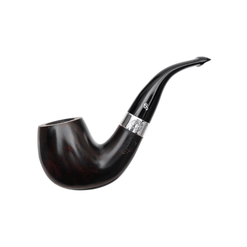 Peterson Sherlock Holmes Heritage Professor 9mm. Filtreli Vulcanite Saplı Pipo