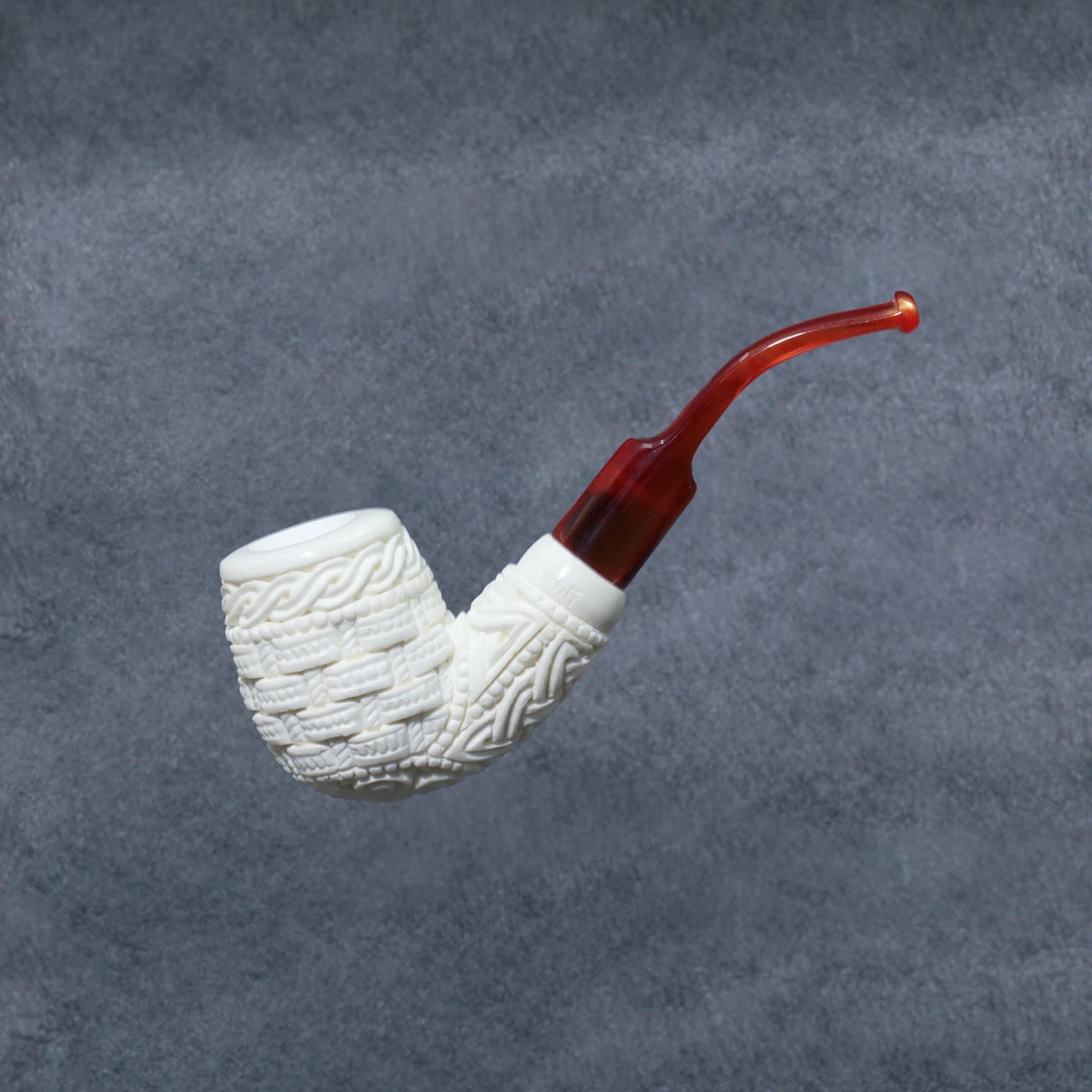 Yunar Zanera 9mm. Filtreli Akrilik Saplı Lületaşı Pipo 12002M