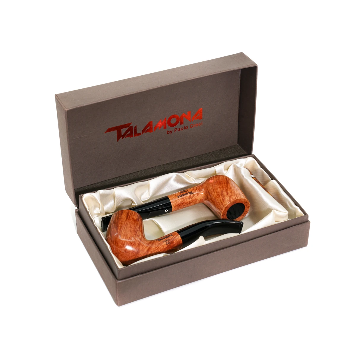 Talamona Virginia 705 - 806 9mm. Filtreli Akrilik Saplı Pipo SET 104500