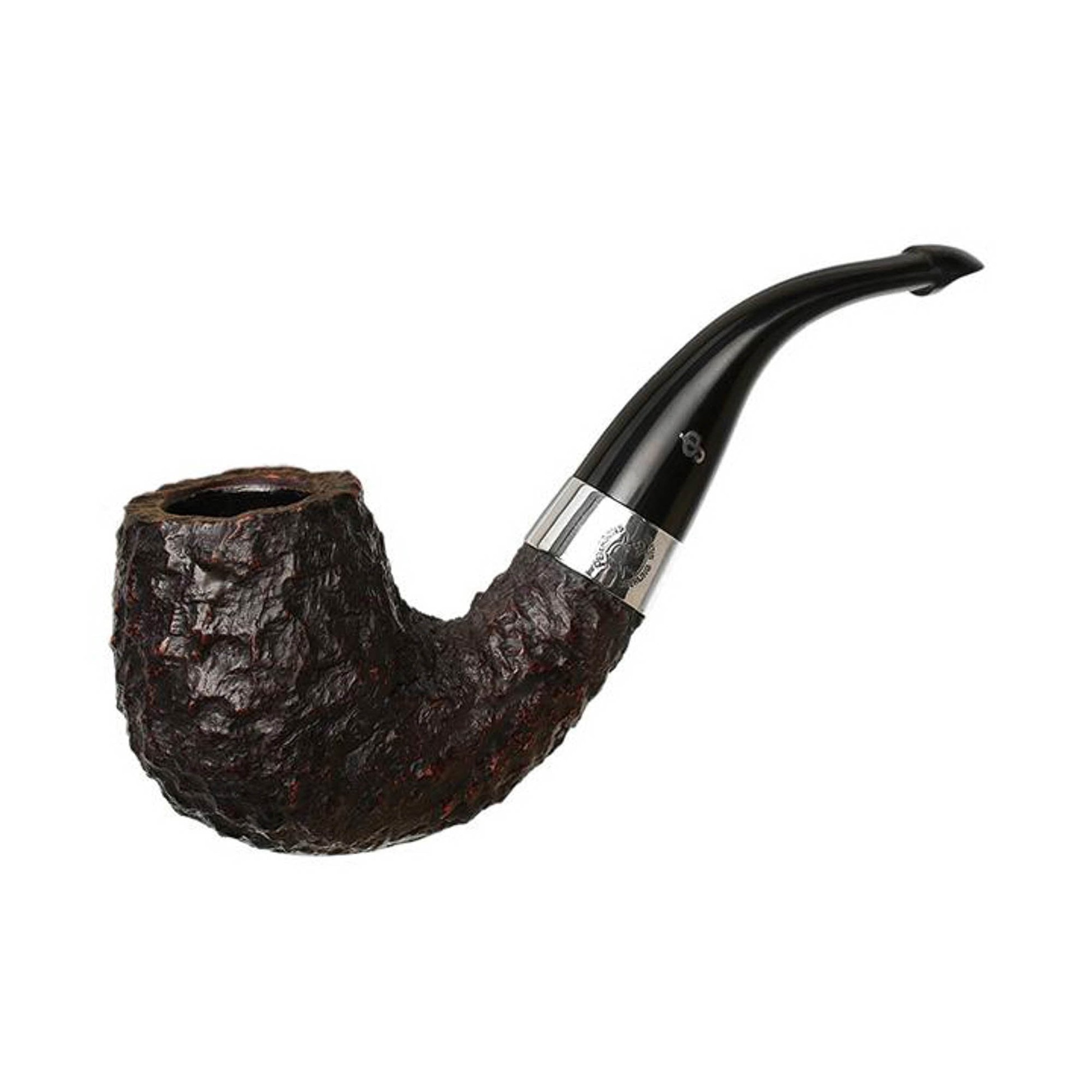 Peterson Sherlock Holmes
  Rusticated Professor 9mm. Filtreli Vulcanite Saplı Pipo 205745