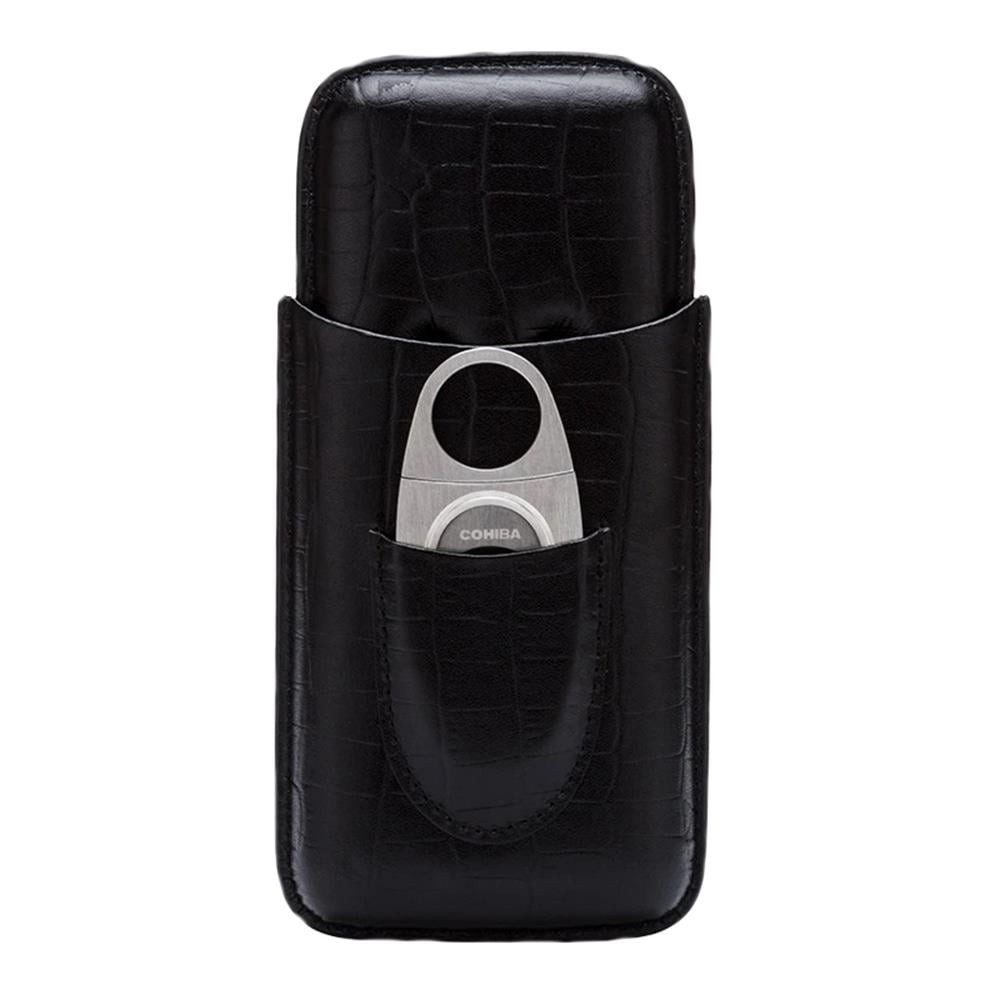 Cohiba 3 Cigar Capacity
  Capacity 56-60 ring Leather Cigar Case 6222AT