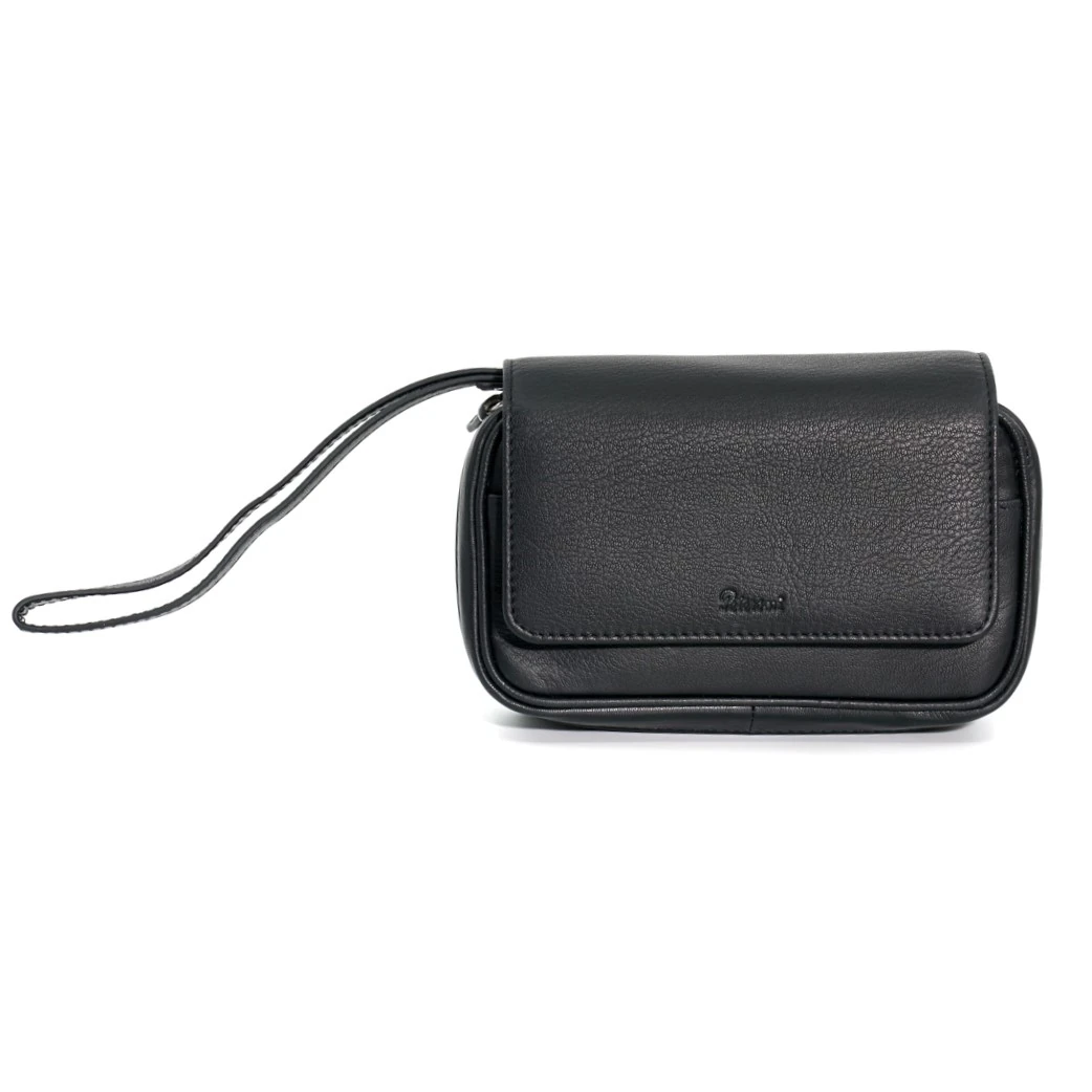 Peterson POU133 Siyah Deri Pipo Çantası 205999