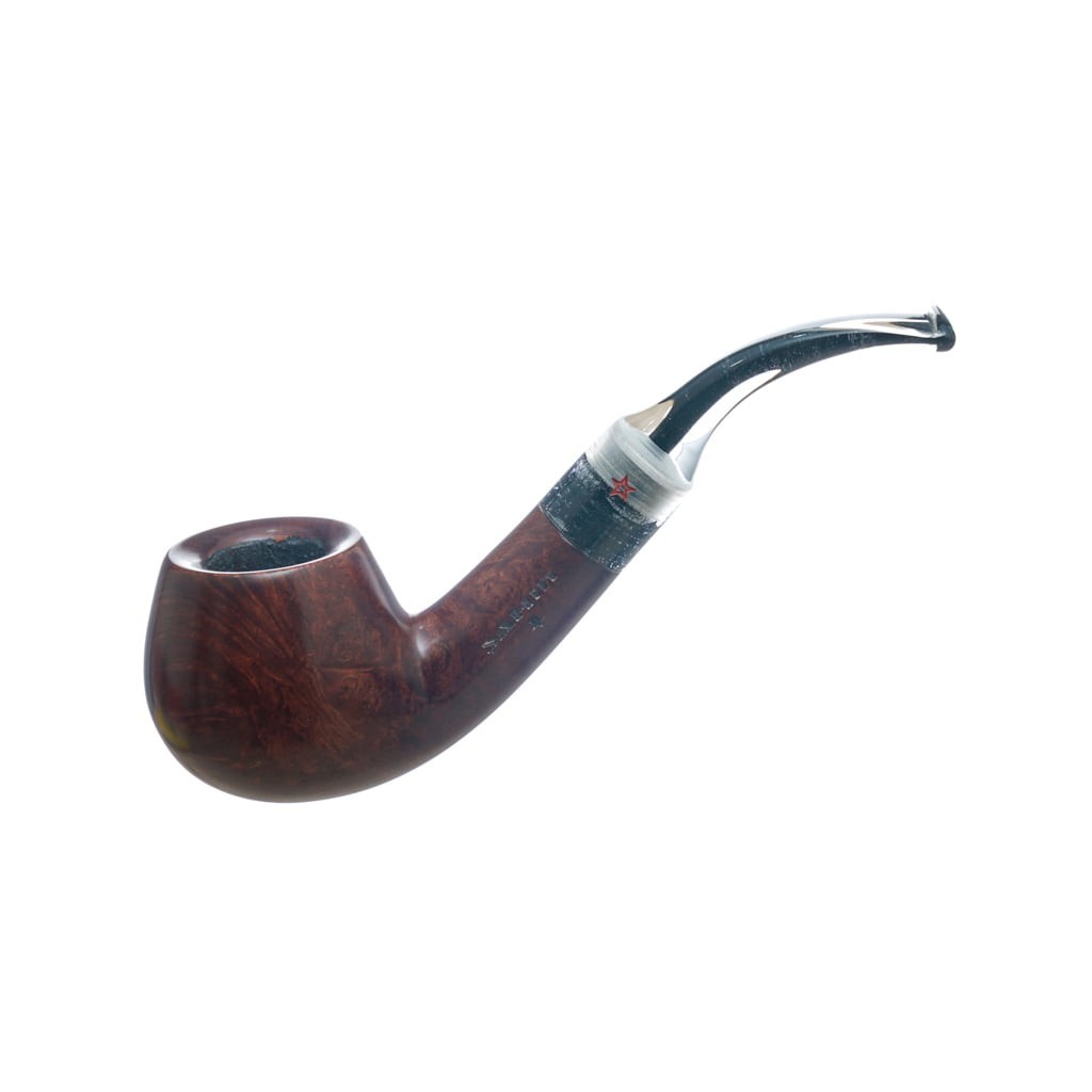 Şahin Kırmızı Yıldız 120 9mm.
  Filtreli Ebonit Saplı Pipo 237018