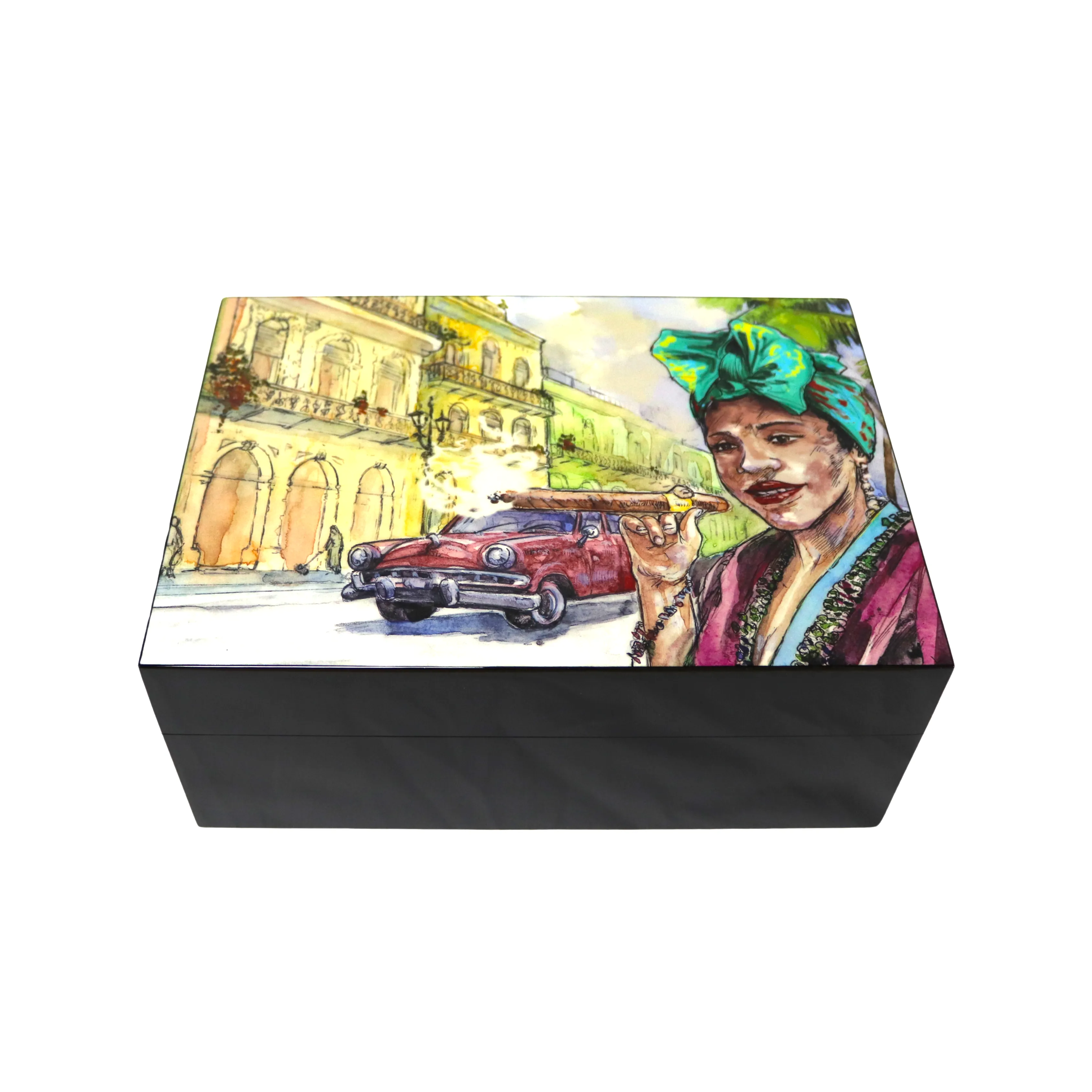 Gentili Emilio Siyah Lake Humidor 373034