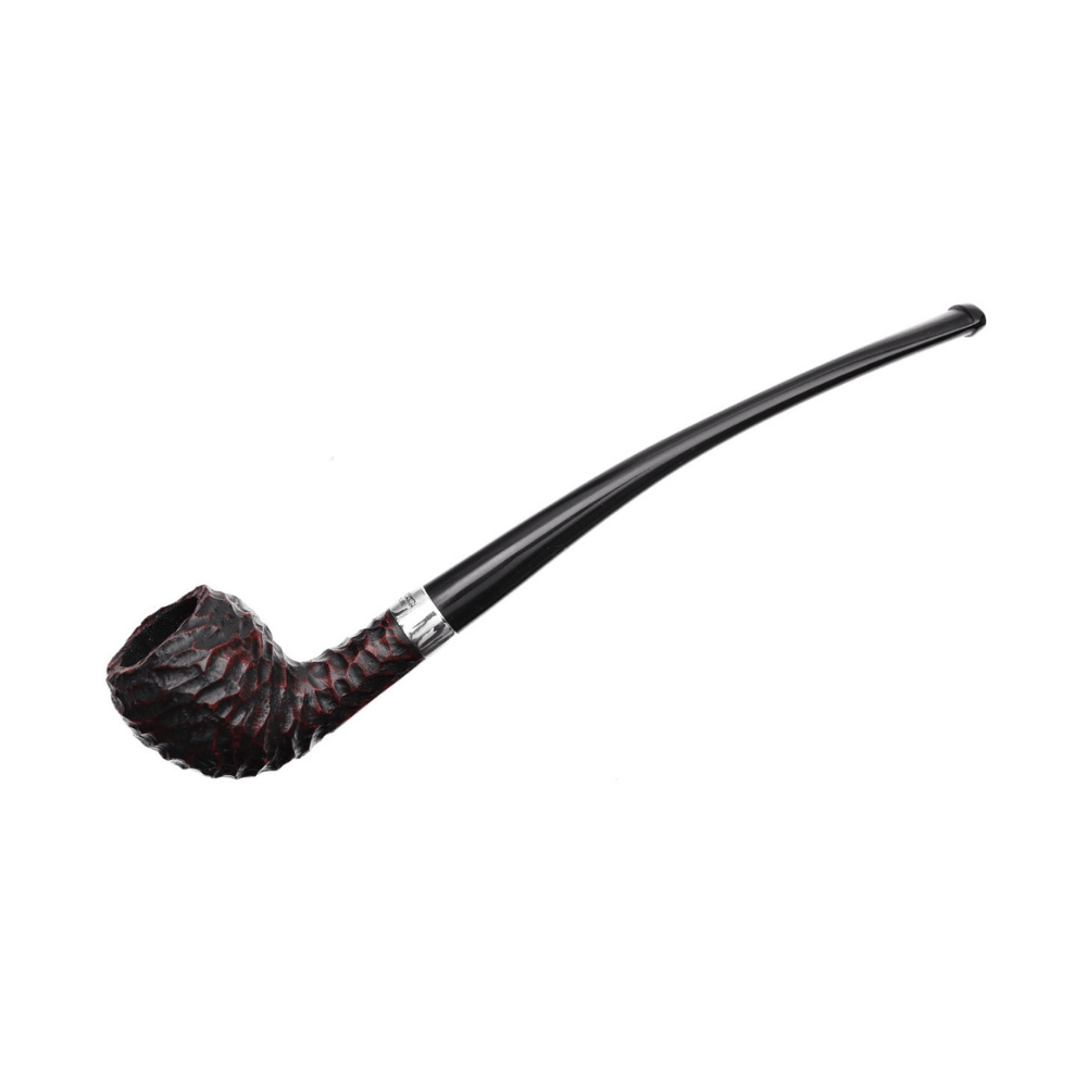 Peterson Tavern Pipe  Rusticated Pear Filtresiz Vulcanite Saplı Pipo 206630