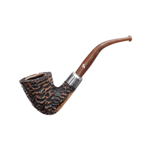 Peterson Derry Rusticated 127 Filtresiz Akrilik Saplı Pipo