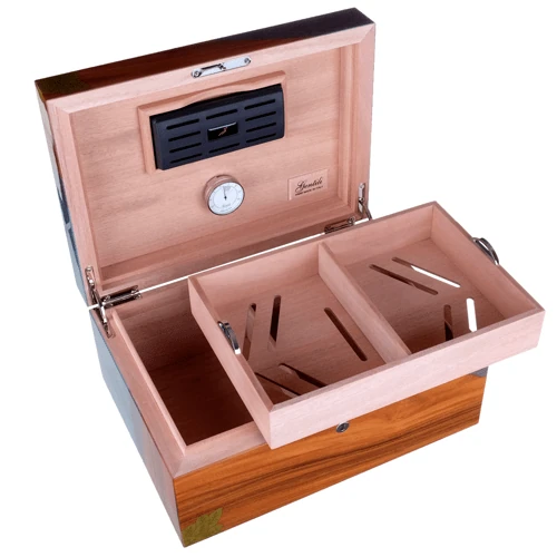 Gentili Emilio Desenli Ahşap Kaplama Humidor 373047