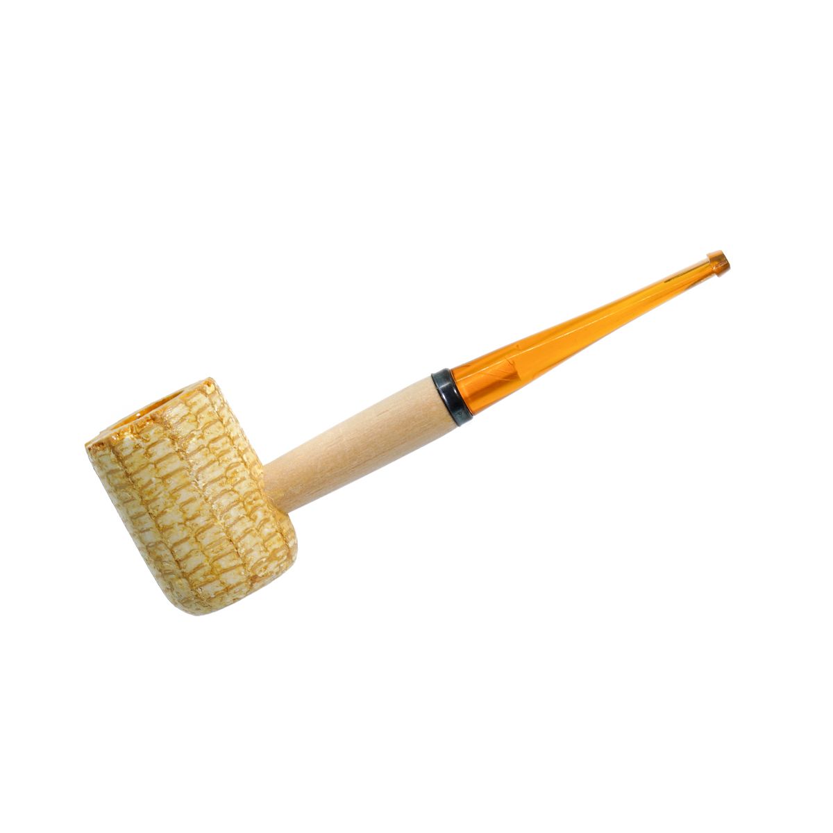Missouri Meerschaum Filtresiz Akrilik Saplı Pipo 401003