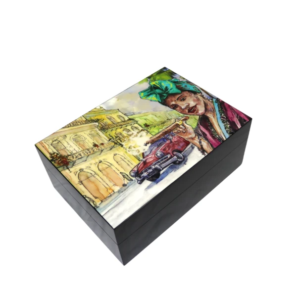 Gentili Emilio Siyah Lake Humidor 373034