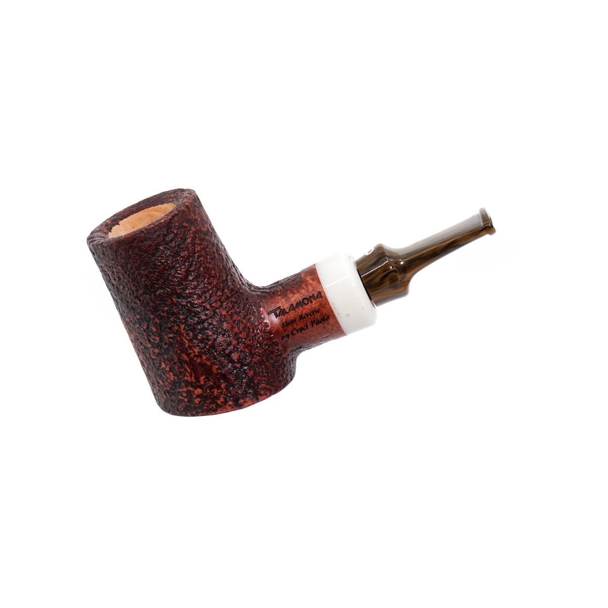 Talamona Mini Reverse 9mm. Filtreli Akrilik Saplı Pipo 104017