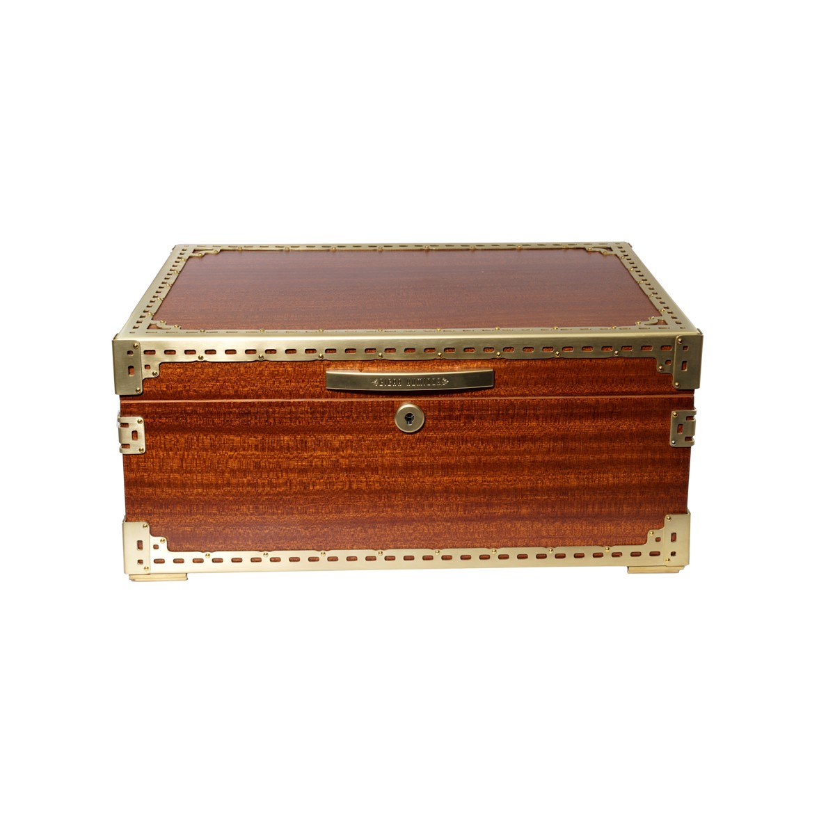 Angelo A. Kahve/Gold Ahşap Kaplama Humidor 923013