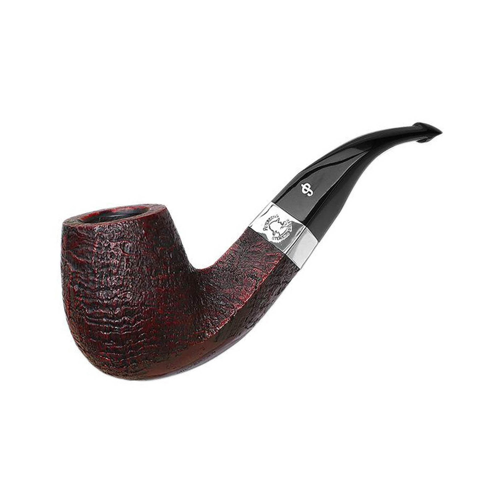 Peterson Sherlock Holmes
  Sandblasted Milverton 9mm. Filtreli Vulcanite Saplı Pipo 205740