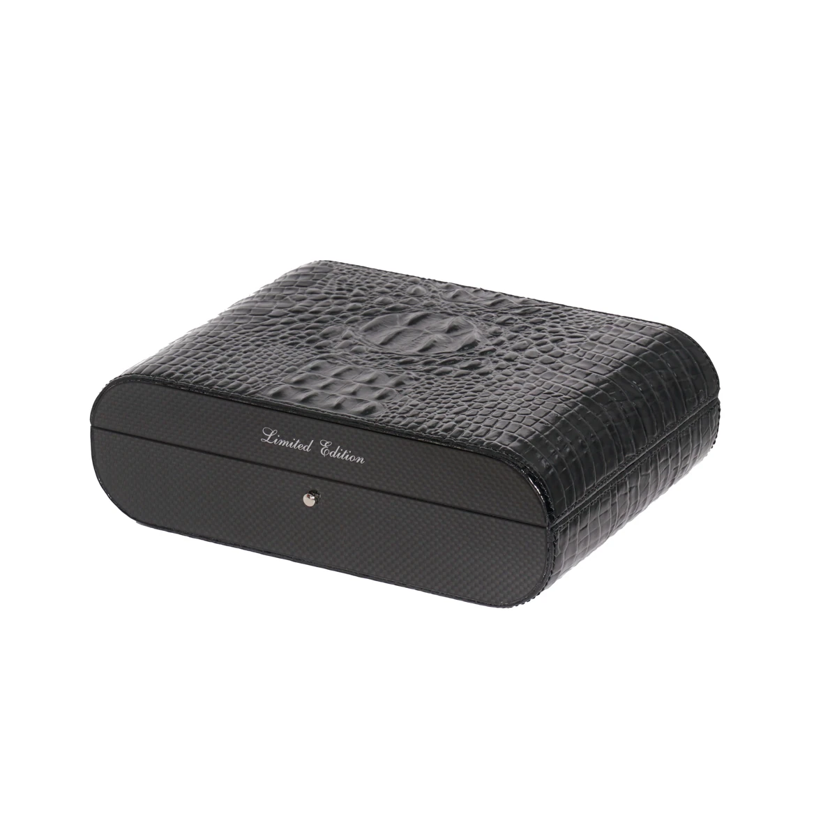 Gentili Emilio Siyah Karbon, Timsah Derisi Humidor 373053