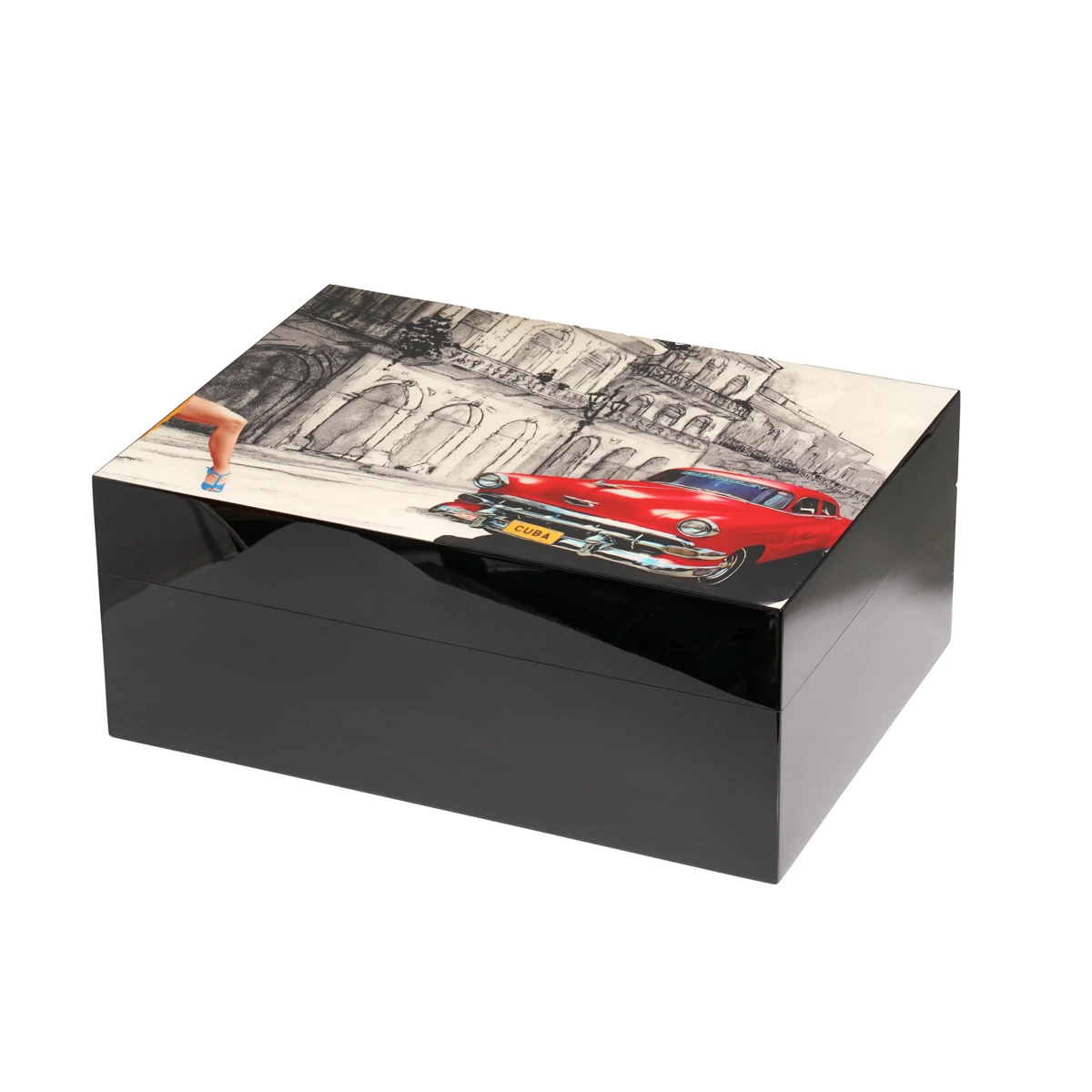 Gentili Emilio Siyah Lake Humidor 373030