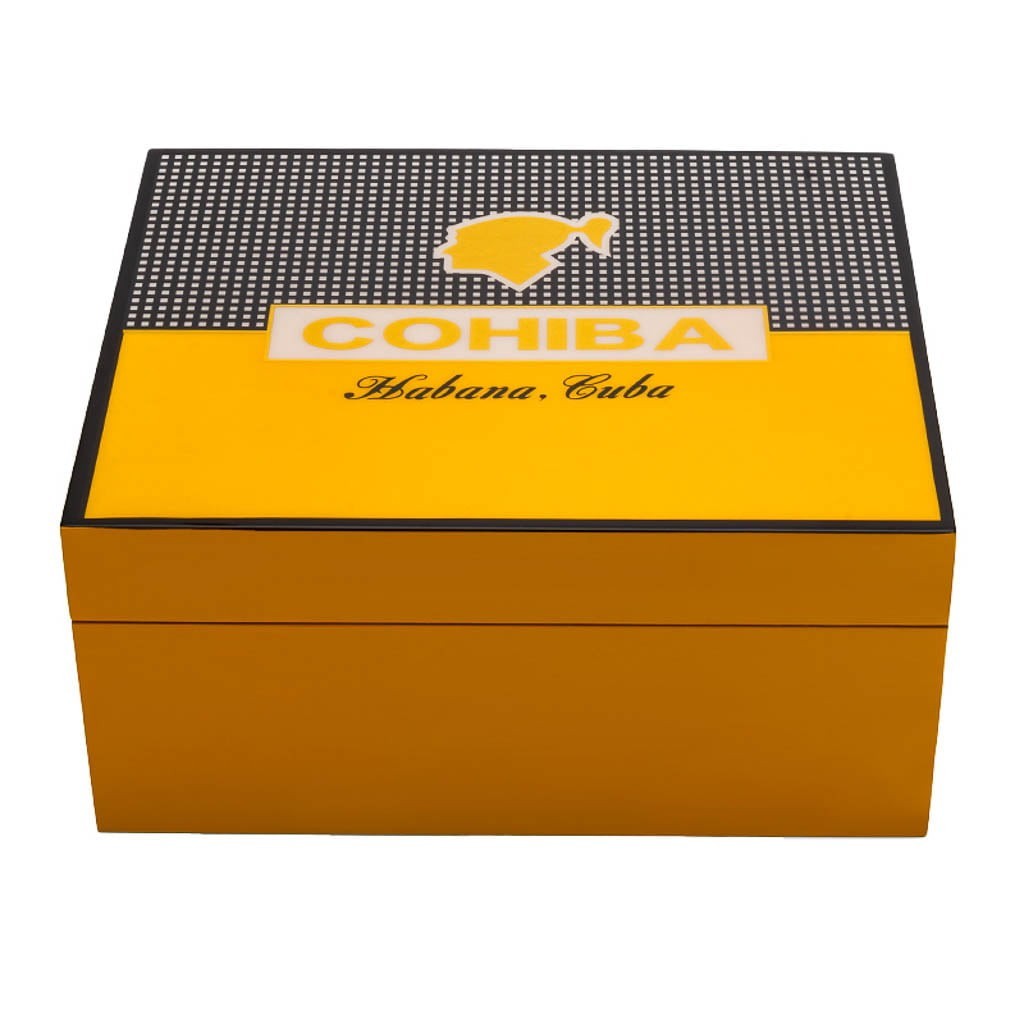 Cohiba Wooden Yellow Cigar
  Set Cigar Ashtray + 56 Rings
  Cutter 4002AT