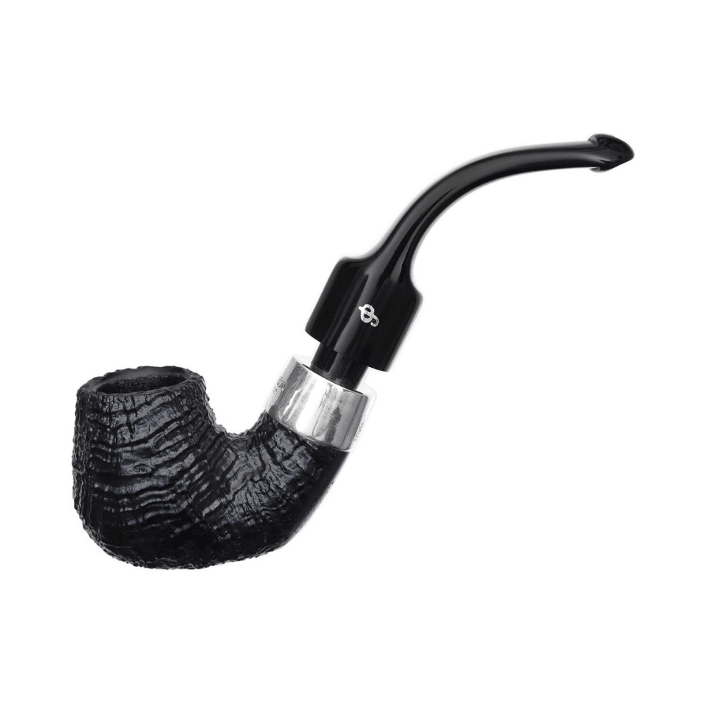 Peterson Deluxe System Sandblasted 12.5 9mm. Filtreli Akrilik Saplı Pipo 206402