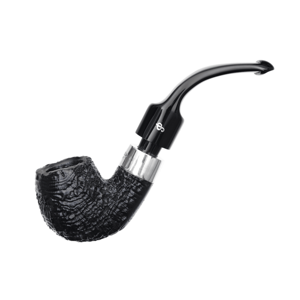 Peterson Deluxe System Sandblasted 20s 9mm. Filtreli Akrilik Saplı Pipo 206403