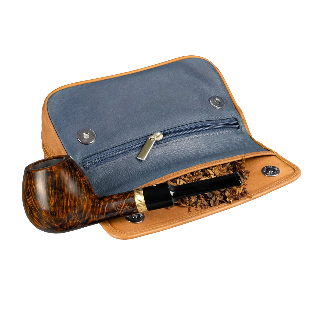 Vauen 643 Lacivert Deri Pipo Çantası 650004