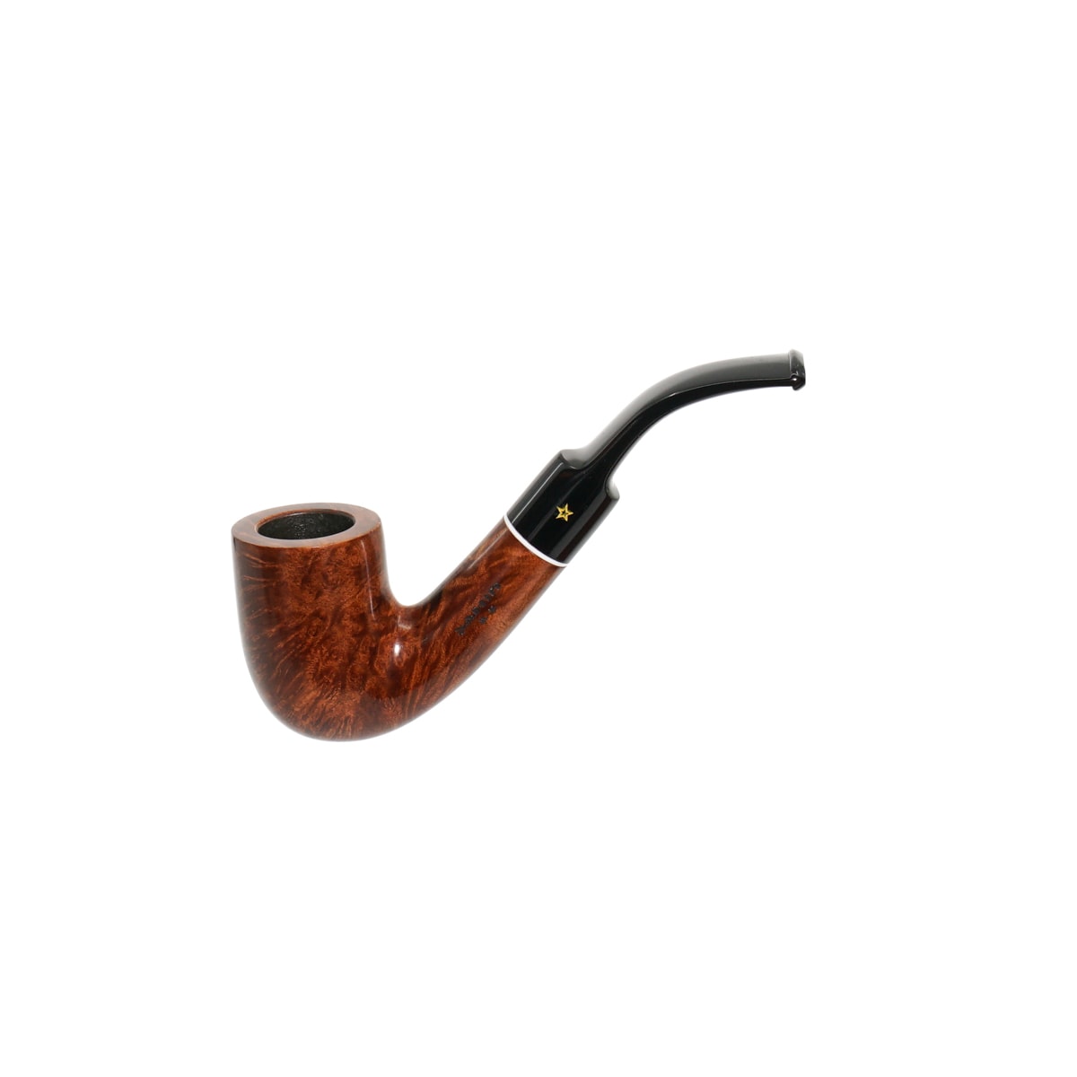 Şahin Sarı Yıldız Mod Cha 808 9mm. Filtreli Akrilik Saplı Pipo 237214