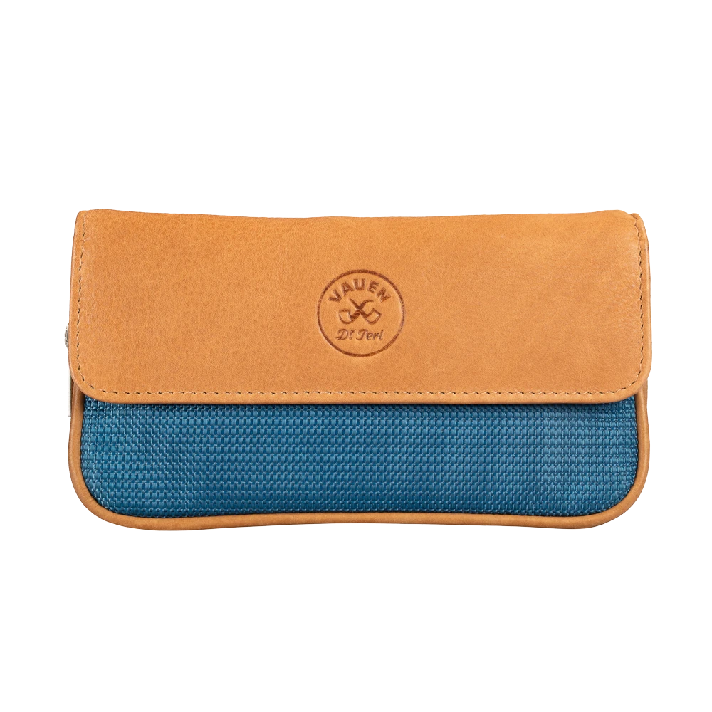 Vauen 645 Mavi Deri Pipo Çantası 650006