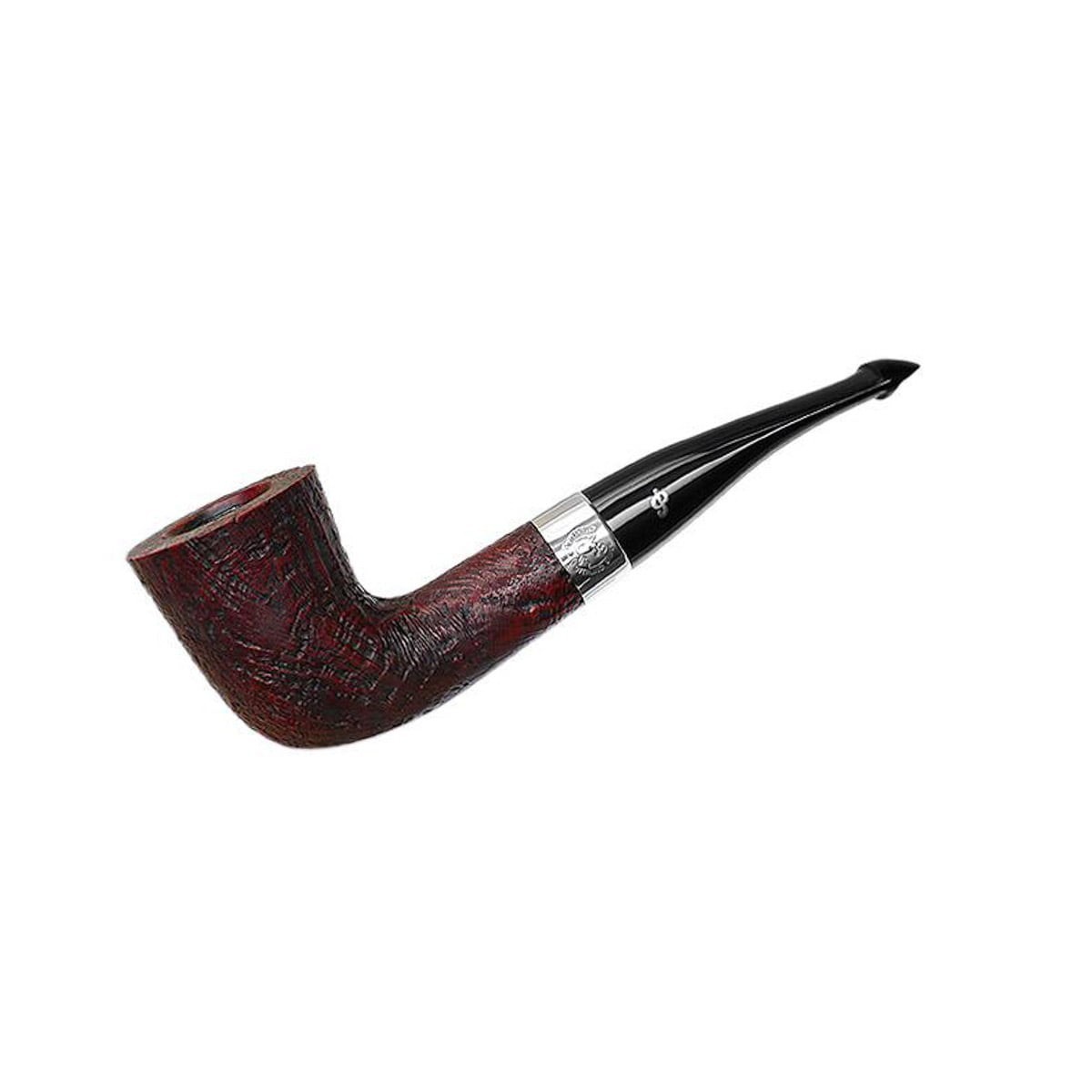 Peterson Sherlock Holmes
  Sandblasted Mycroft 9mm. Filtreli Vulcanite Saplı Pipo 205690