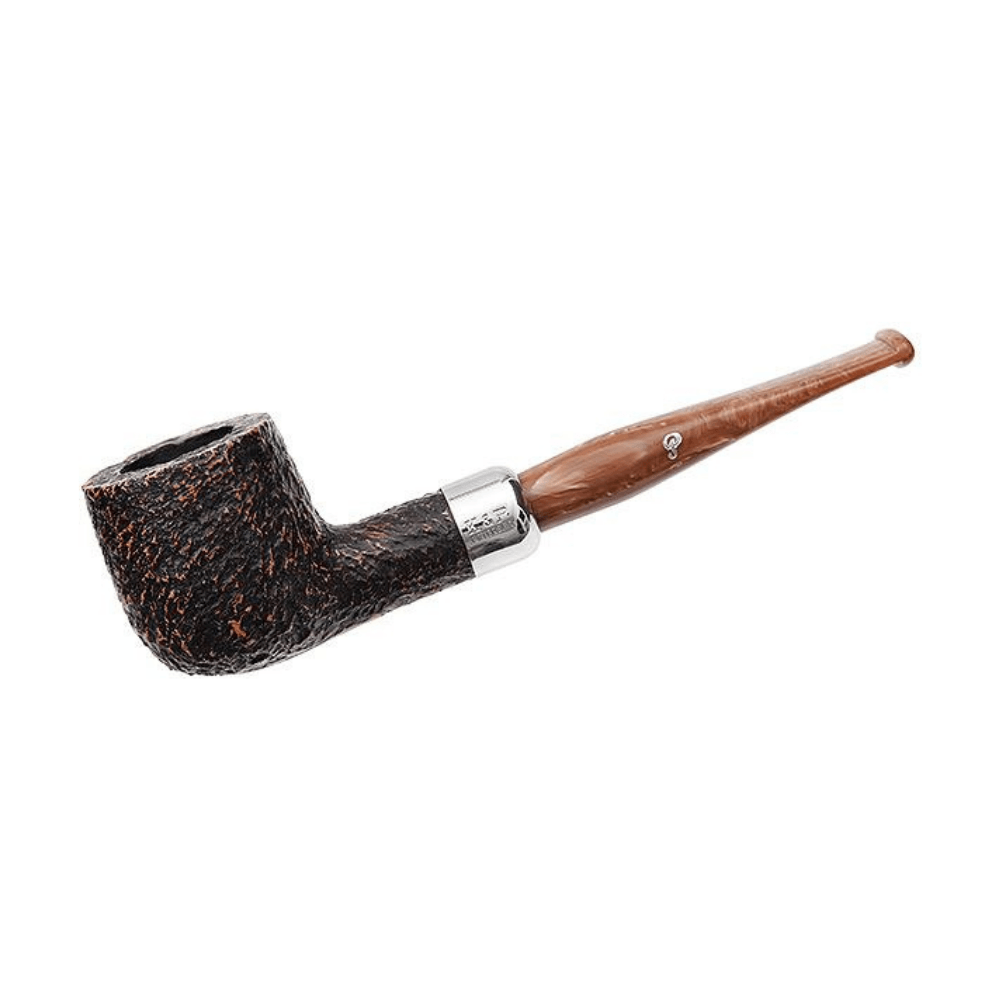 Peterson Derry Rusticated 606 9mm. Filtreli Akrilik Saplı Pipo 206062